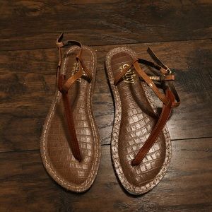 Brown sandals
